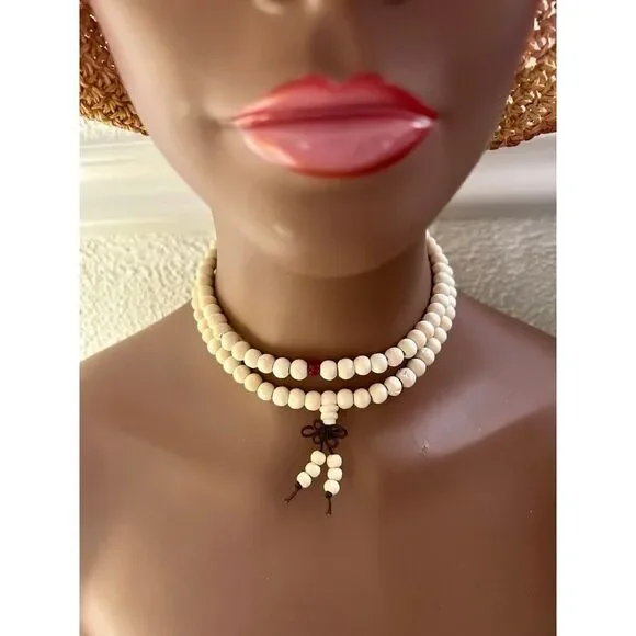 Wooden Stretch Necklace (n2) - Picture 8 of 10